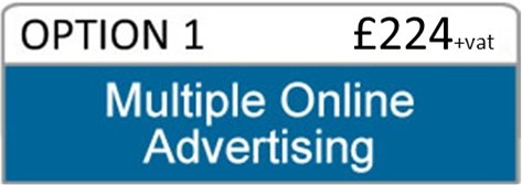 OPTION 1 (Multiple Online Advertising) - Multi-Job Board Advertising and CV Sourcing Packages by AWD online - Flat Fee Recruitment